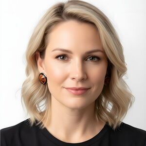 Asian Coin Clip-on Earrings